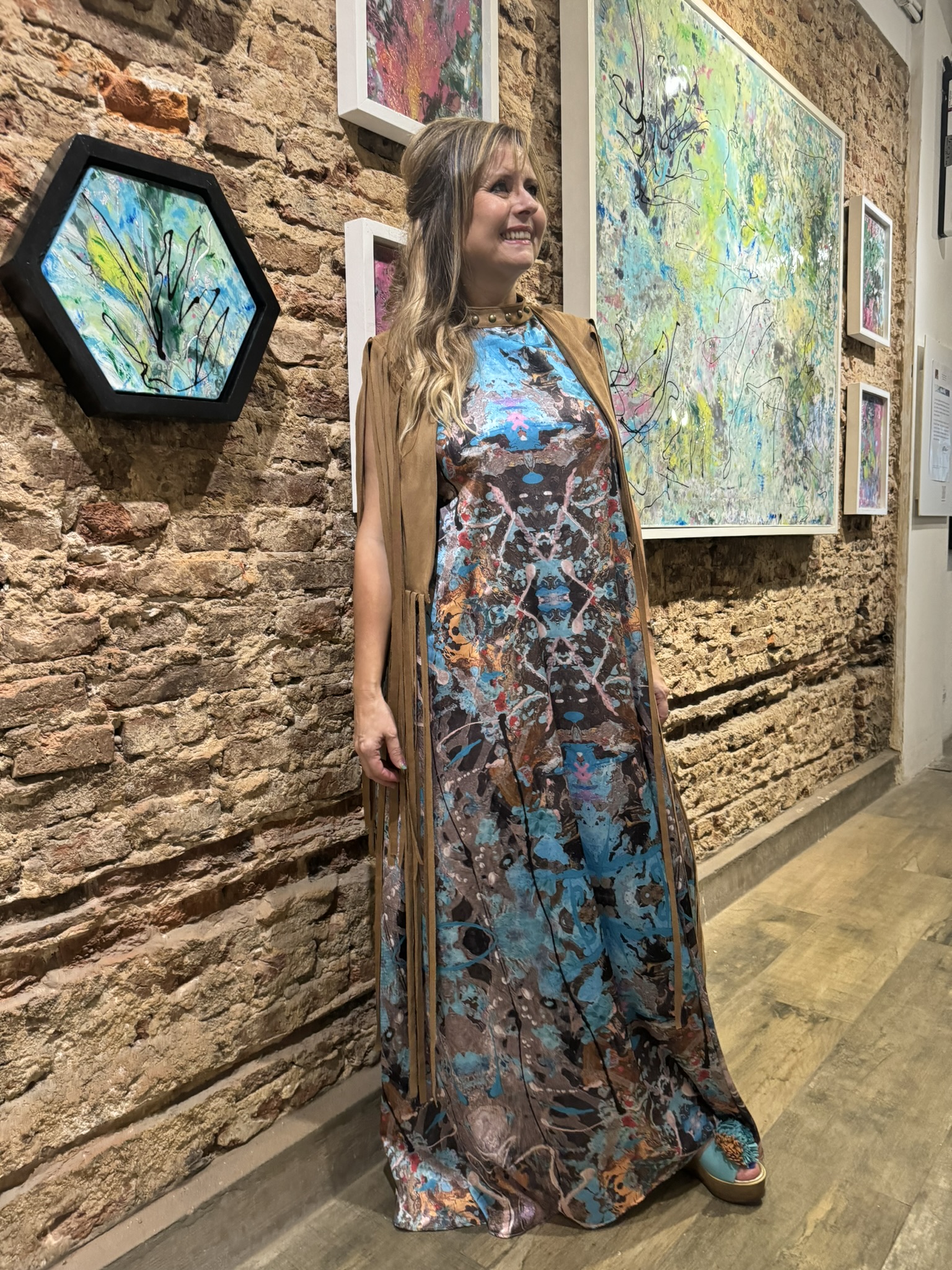 Talleres creativos de Memé Cano en su espacio de trabajo